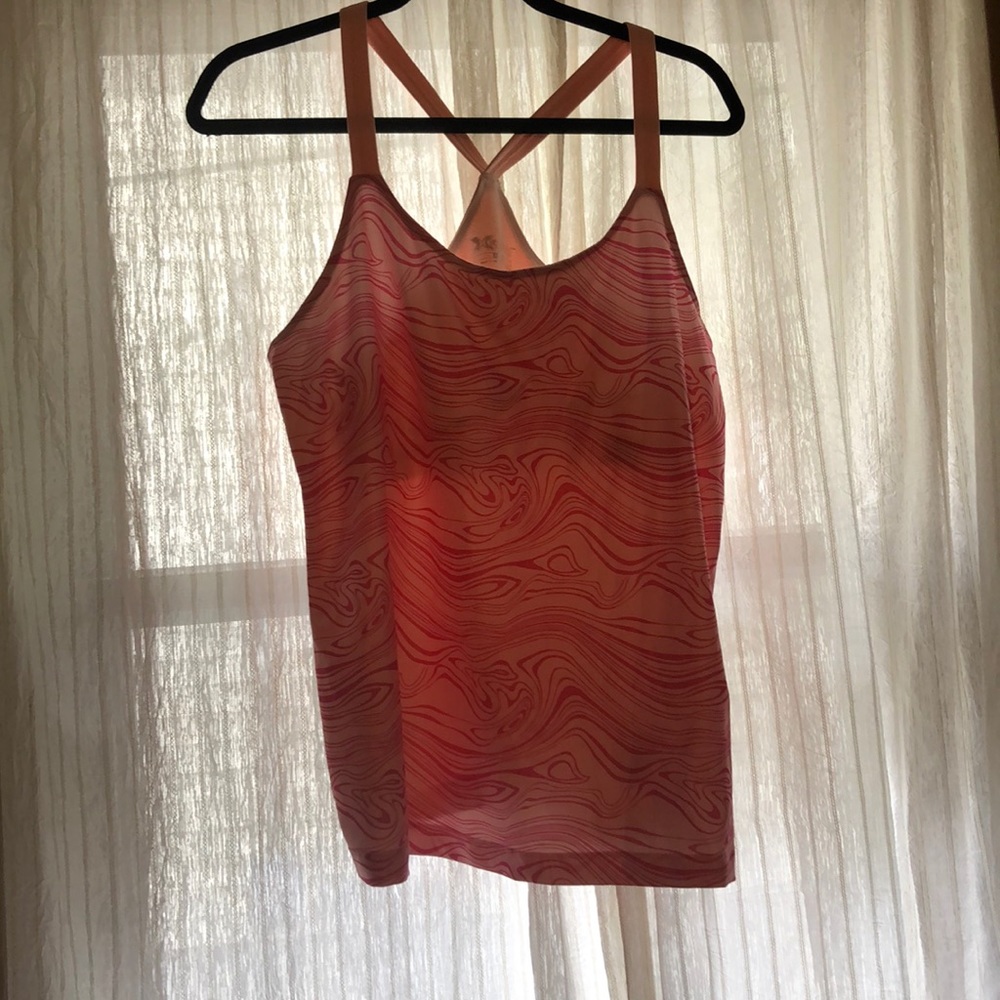 Pink exercise top